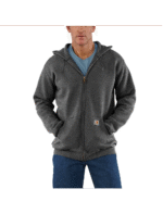 Loose Fit Midweight Full-Zip Sweatshirt